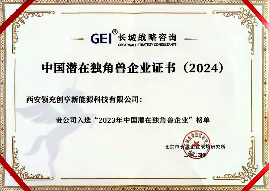 公司已投項(xiàng)目領(lǐng)充創(chuàng)享成功入選“2023年中國(guó)潛在獨(dú)角獸企業(yè)”榜單